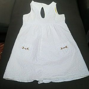 Bebe White Babydoll Dress